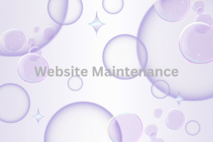 Website Maintenance